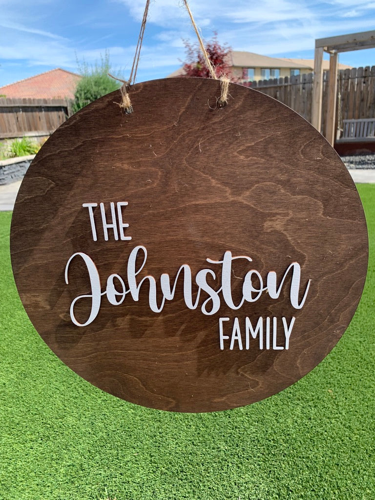 Personalize Door Sign