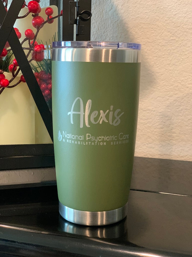 Engraved Coffee Tumbler