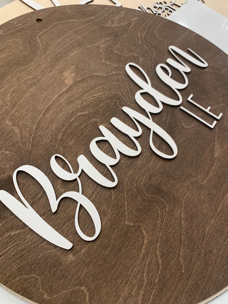 Personalize Door Sign