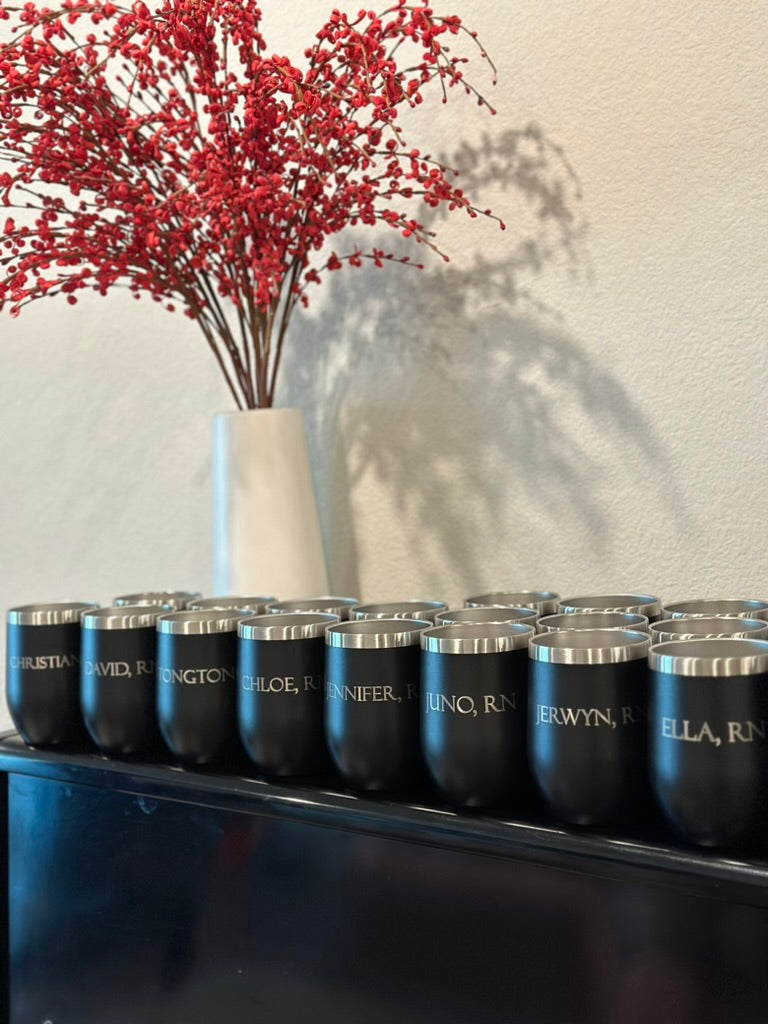 Engraved Wine Tumbler